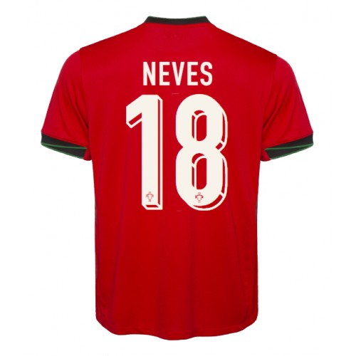 Portugal Ruben Neves #18 Domaci Dres EP 2024 Kratak Rukav